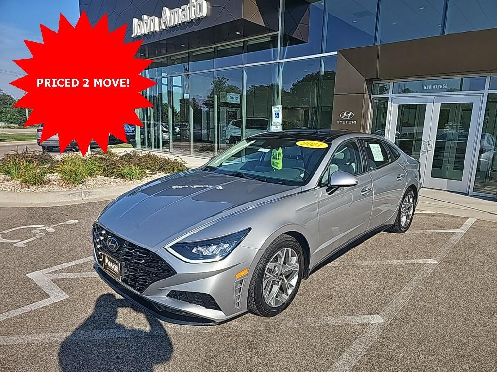 used 2021 Hyundai Sonata car, priced at $14,499