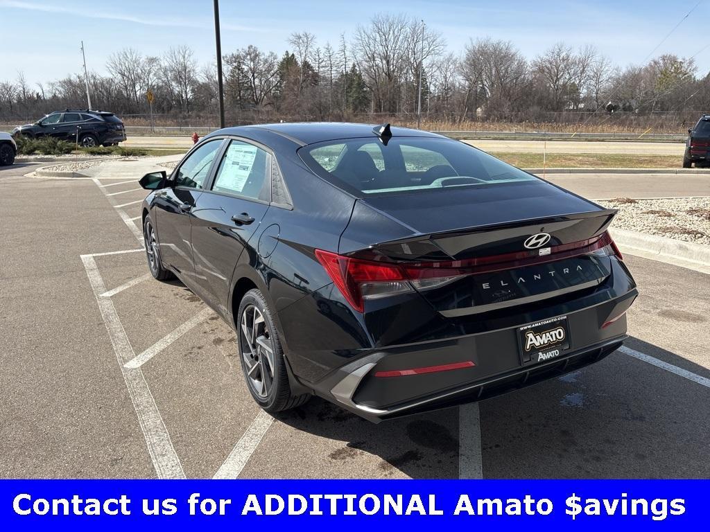 new 2025 Hyundai Elantra car, priced at $24,885
