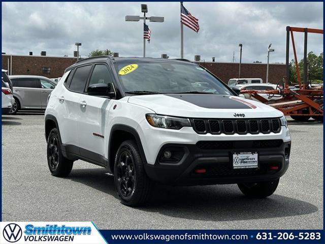 used 2024 Jeep Compass car, priced at $21,495