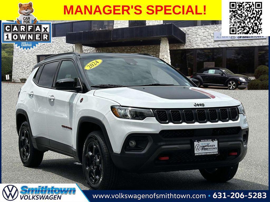used 2024 Jeep Compass car, priced at $18,752