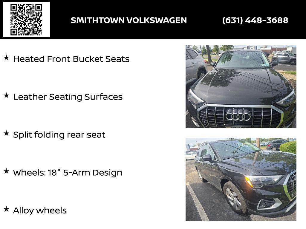 used 2020 Audi Q3 car, priced at $18,000