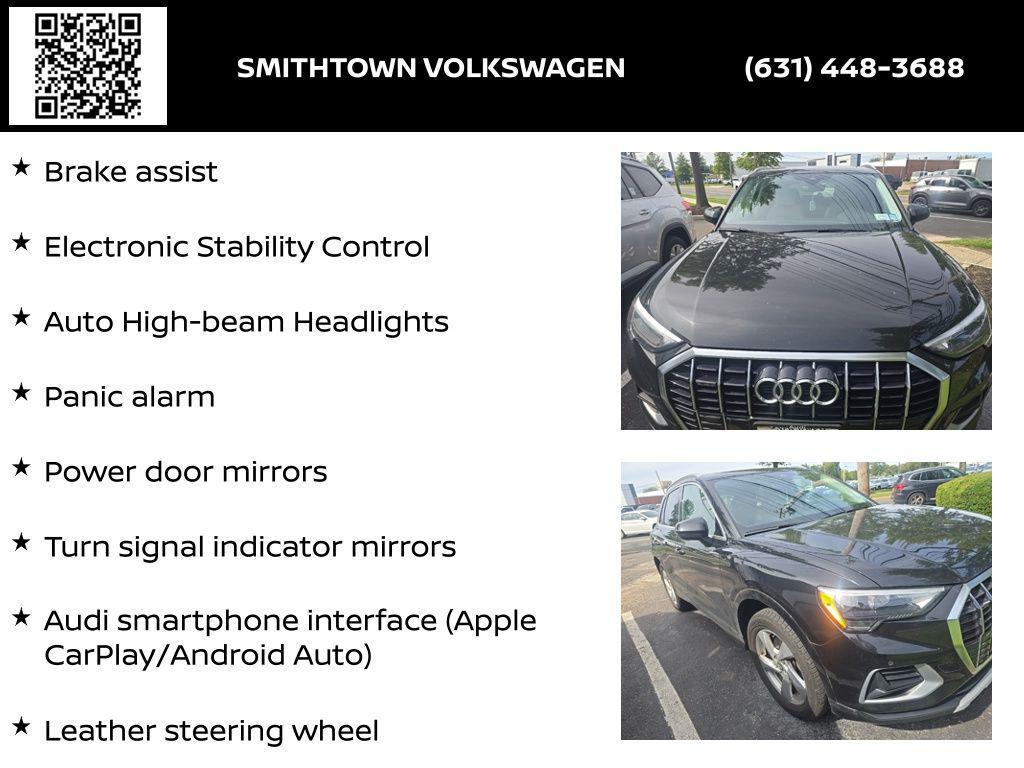 used 2020 Audi Q3 car, priced at $18,000