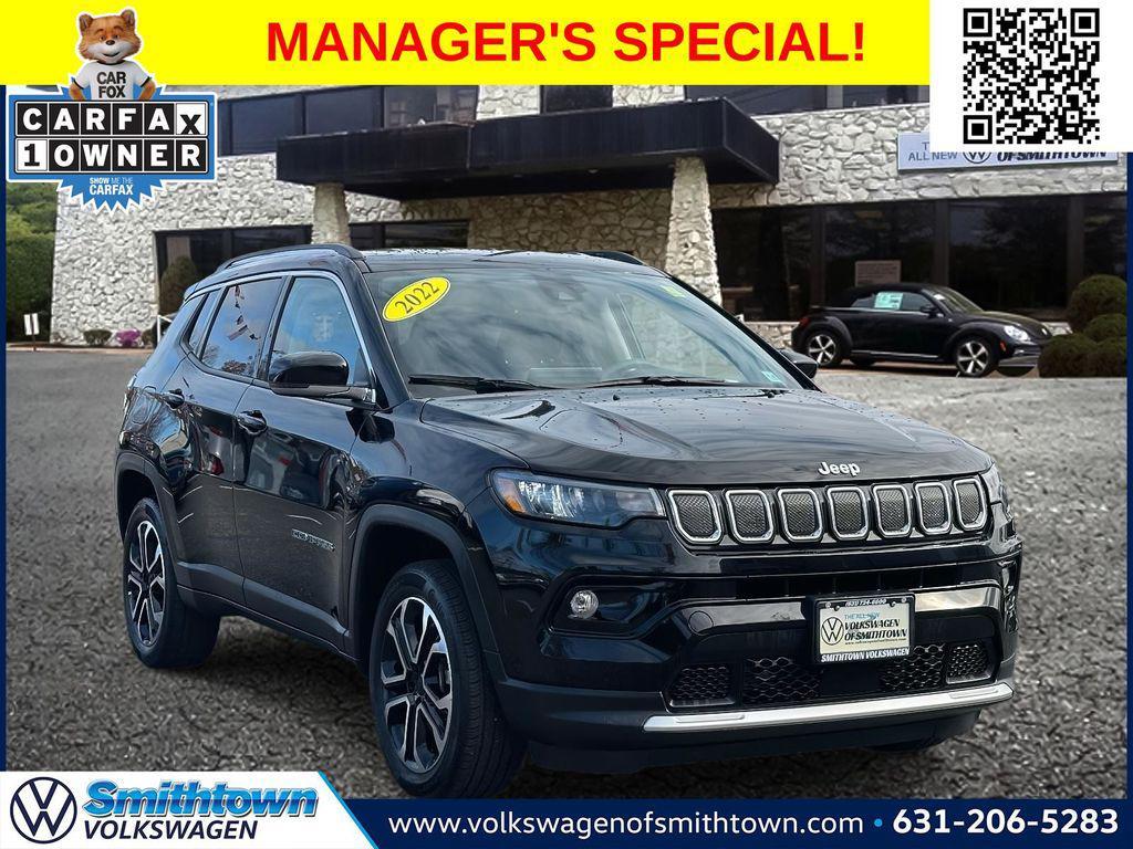 used 2022 Jeep Compass car, priced at $18,640