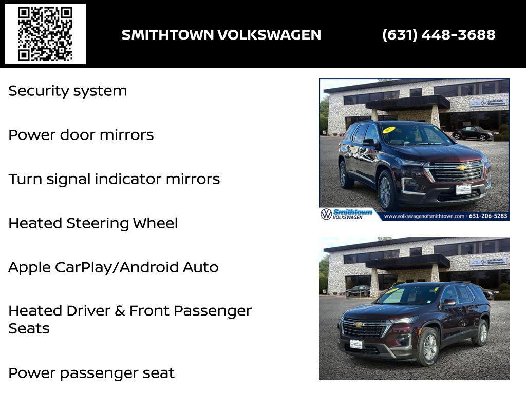 used 2022 Chevrolet Traverse car, priced at $25,200