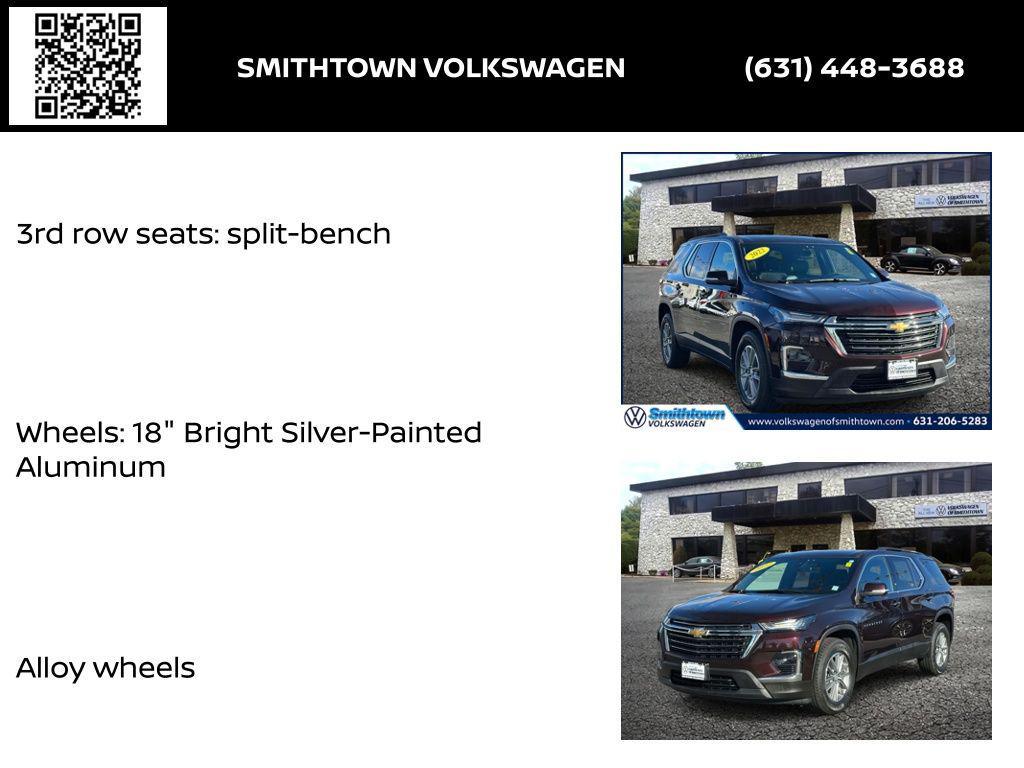 used 2022 Chevrolet Traverse car, priced at $25,200