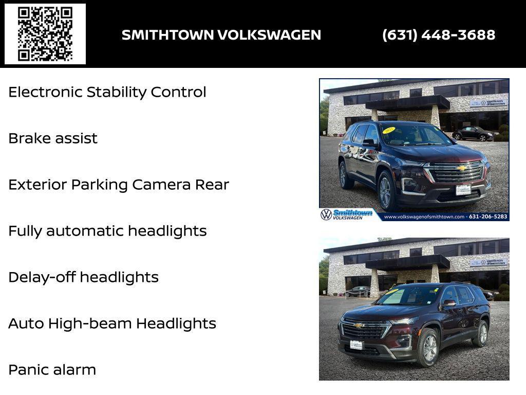 used 2022 Chevrolet Traverse car, priced at $25,200