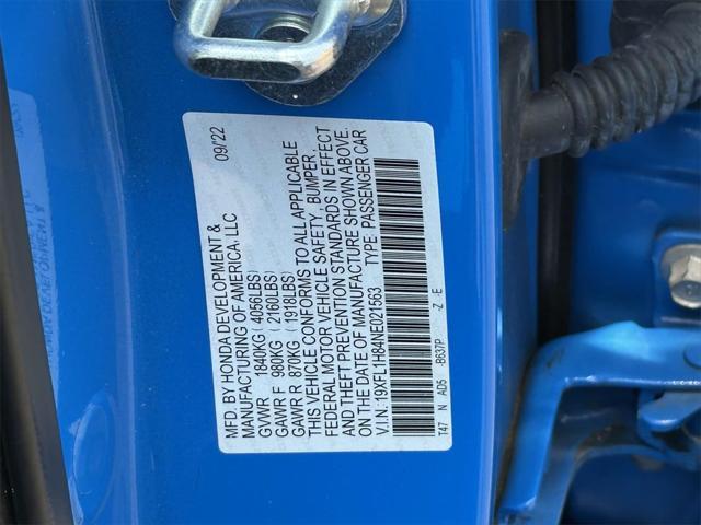 used 2022 Honda Civic car, priced at $25,995