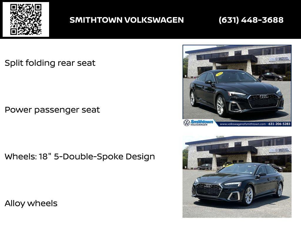 used 2024 Audi A5 Sportback car, priced at $29,423