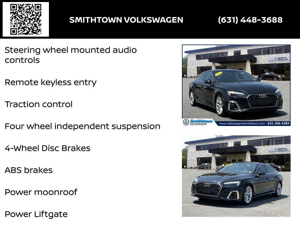 used 2024 Audi A5 Sportback car, priced at $29,423