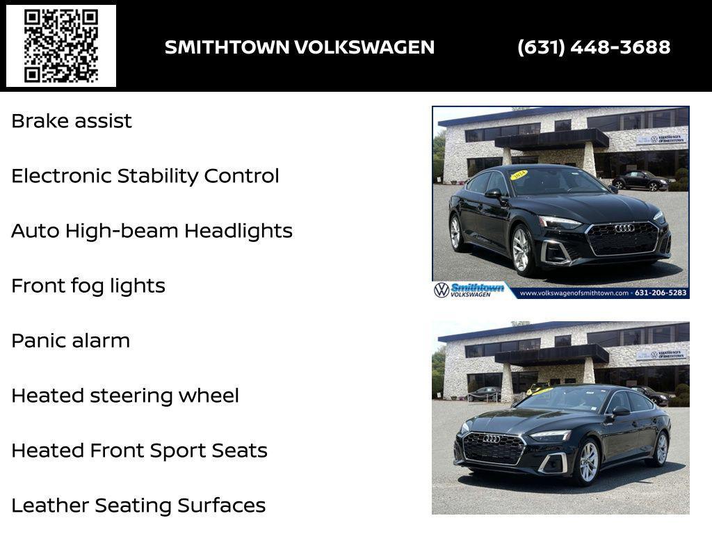 used 2024 Audi A5 Sportback car, priced at $29,423