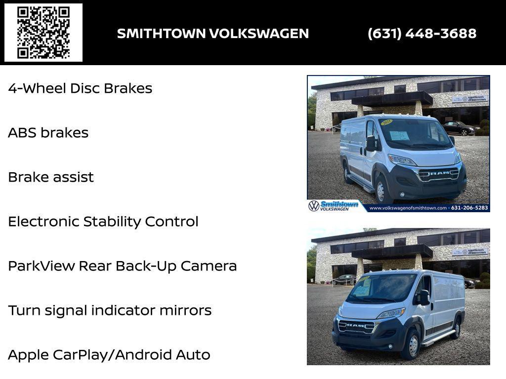 used 2023 Ram ProMaster 2500 car, priced at $26,700