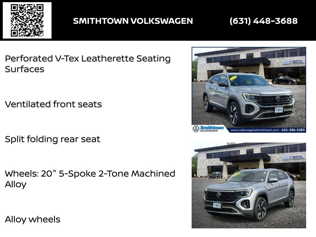 used 2024 Volkswagen Atlas Cross Sport car, priced at $29,340