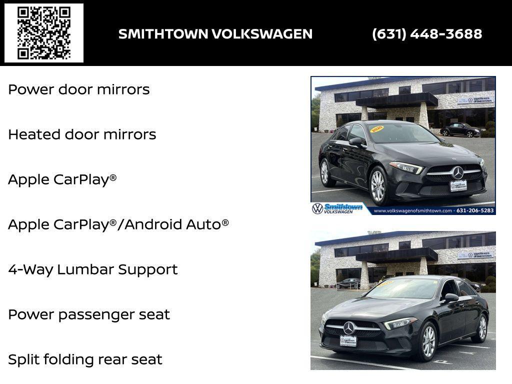 used 2020 Mercedes-Benz A-Class car, priced at $12,706