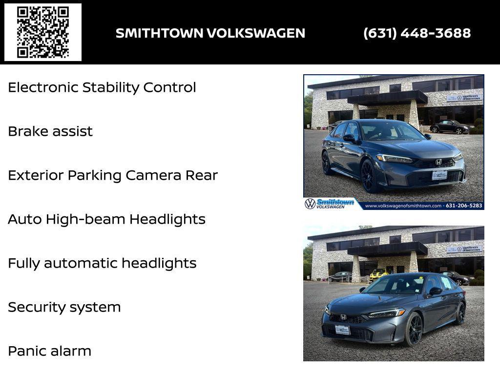 used 2025 Honda Civic car, priced at $20,652