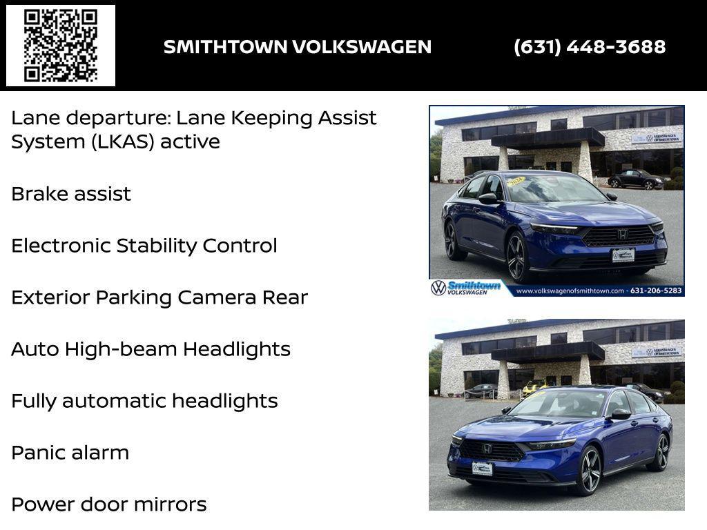 used 2024 Honda Accord Hybrid car, priced at $21,725