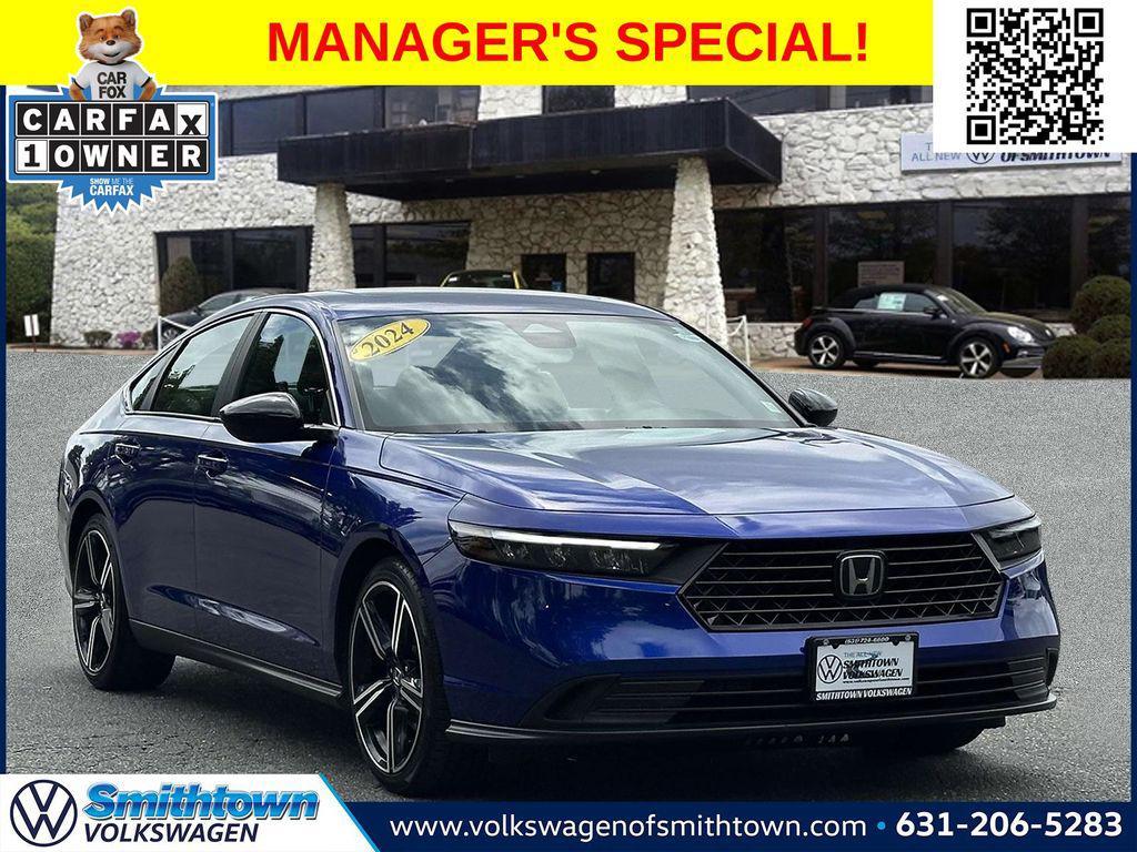 used 2024 Honda Accord Hybrid car, priced at $21,725