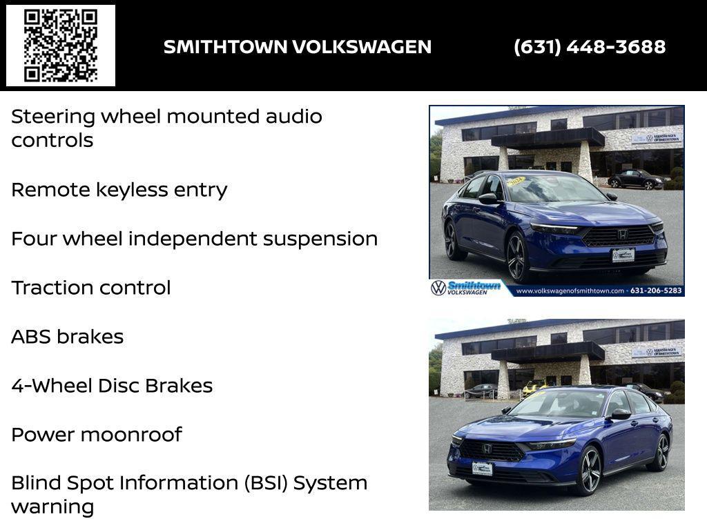 used 2024 Honda Accord Hybrid car, priced at $21,725