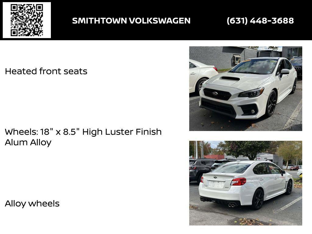 used 2020 Subaru WRX car, priced at $21,303