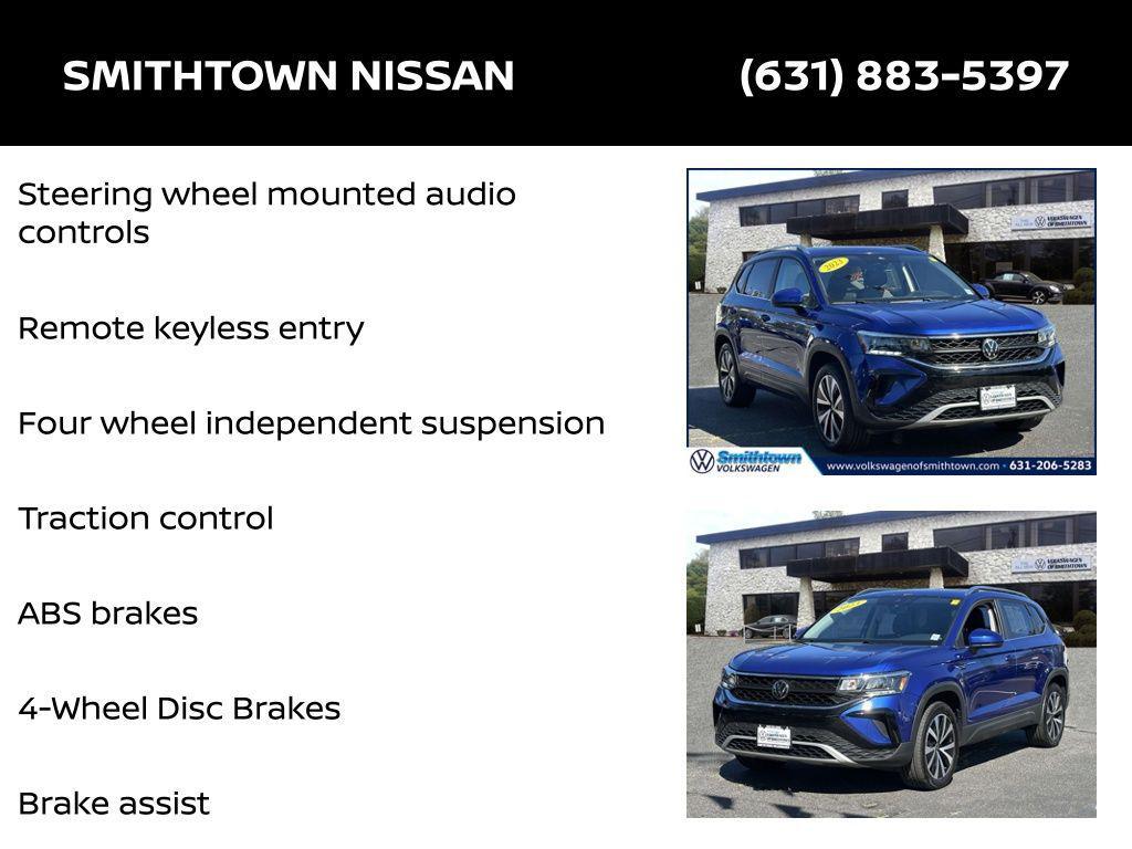 used 2023 Volkswagen Taos car, priced at $20,822