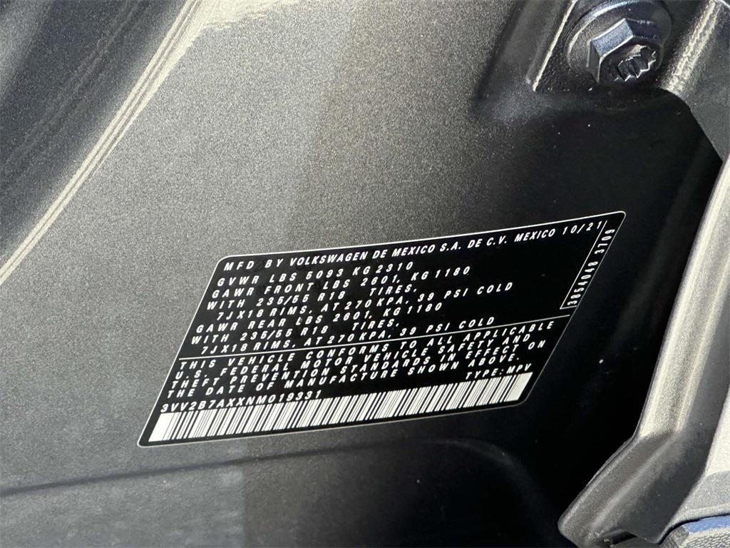 used 2022 Volkswagen Tiguan car, priced at $19,995