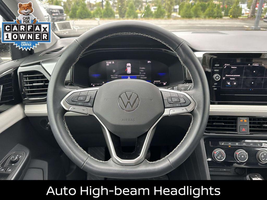 used 2025 Volkswagen Taos car, priced at $21,593