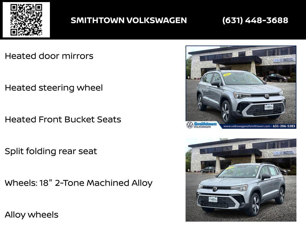 used 2025 Volkswagen Taos car, priced at $21,593
