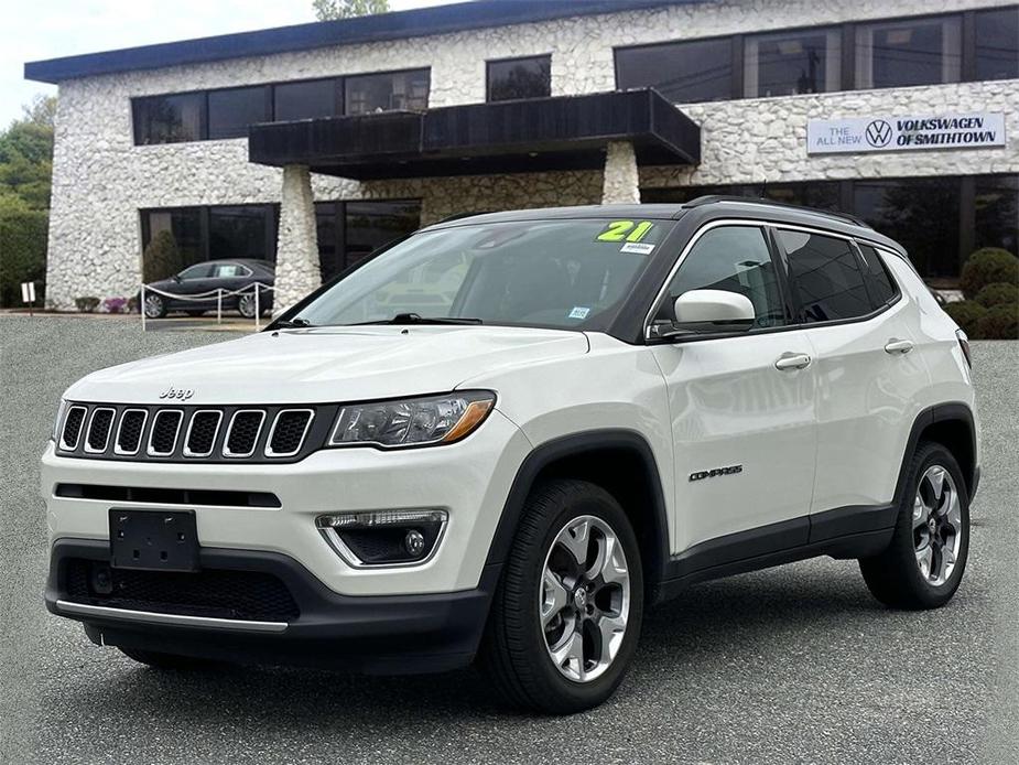 used 2021 Jeep Compass car, priced at $18,444