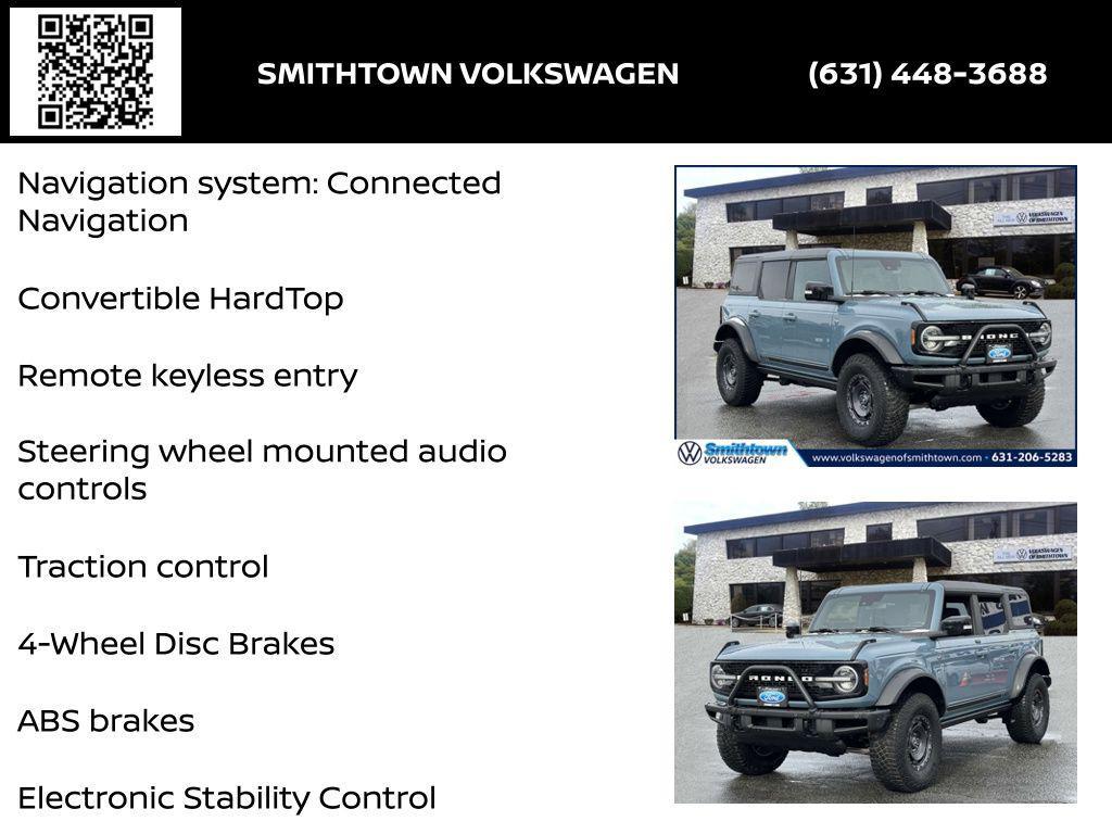 used 2021 Ford Bronco car, priced at $41,000