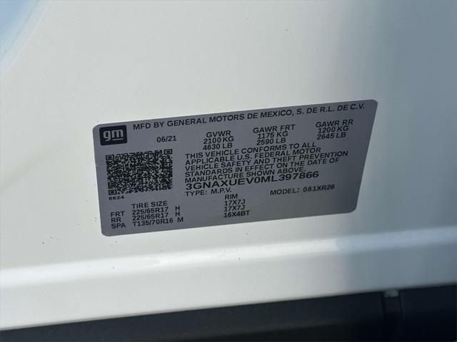 used 2021 Chevrolet Equinox car, priced at $17,395