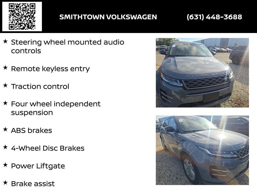 used 2022 Land Rover Range Rover Evoque car, priced at $27,386