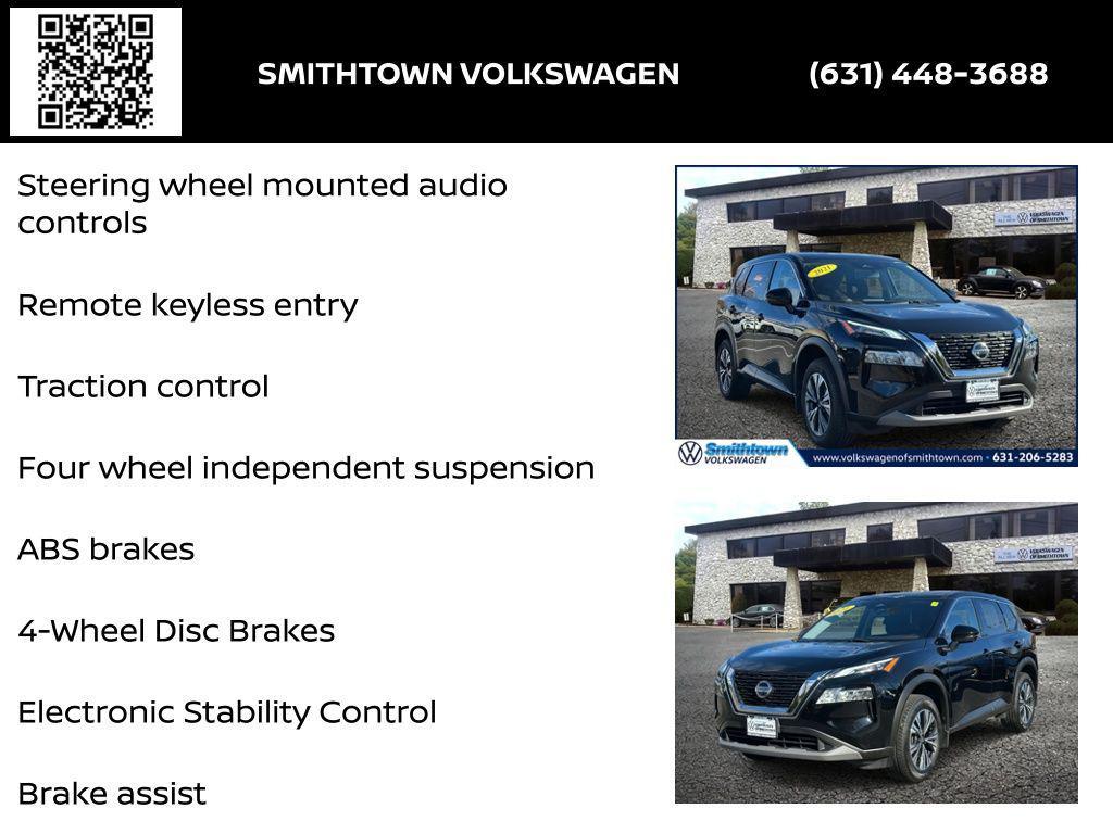 used 2021 Nissan Rogue car, priced at $15,194