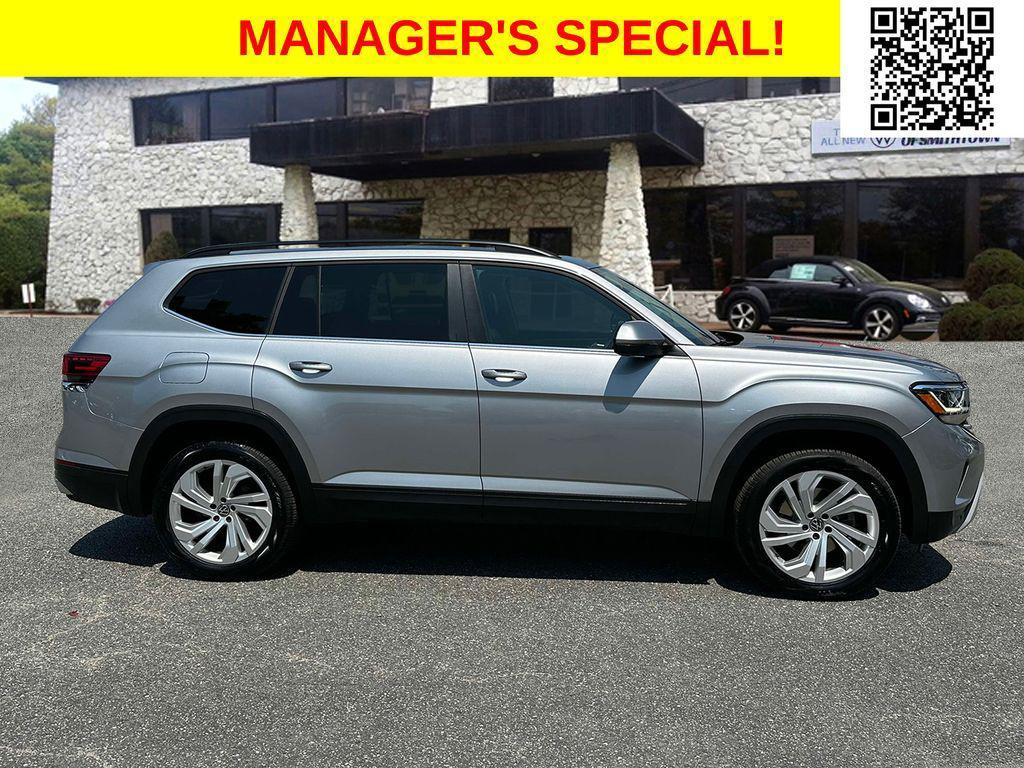 used 2021 Volkswagen Atlas car, priced at $17,000