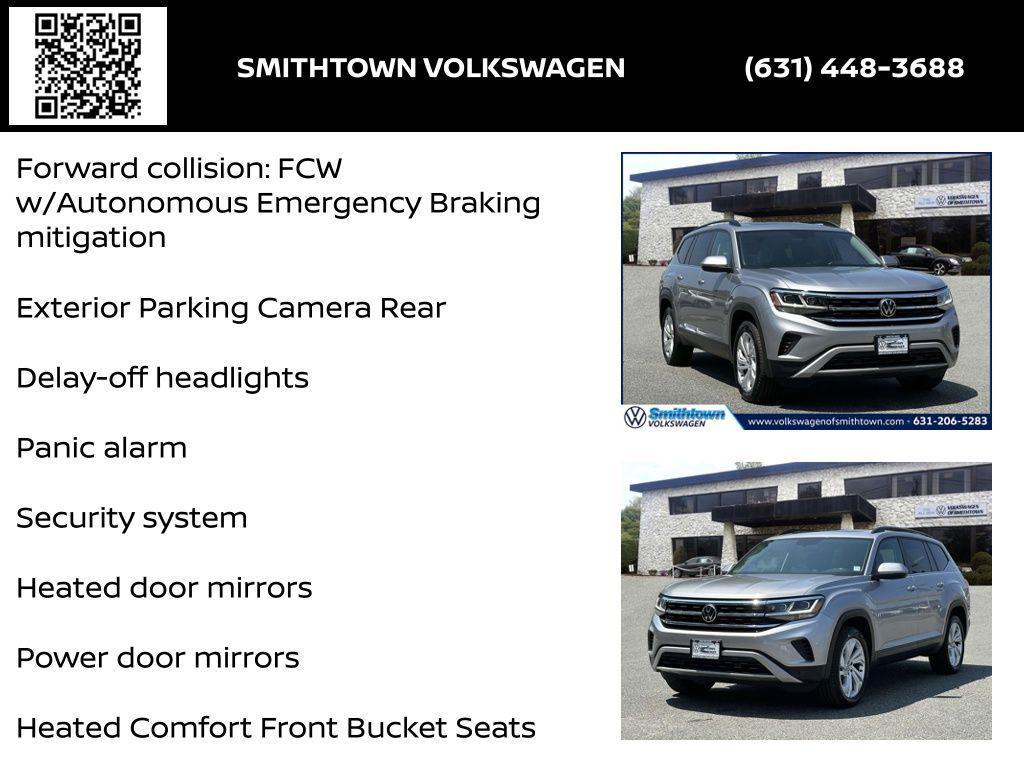 used 2021 Volkswagen Atlas car, priced at $19,400