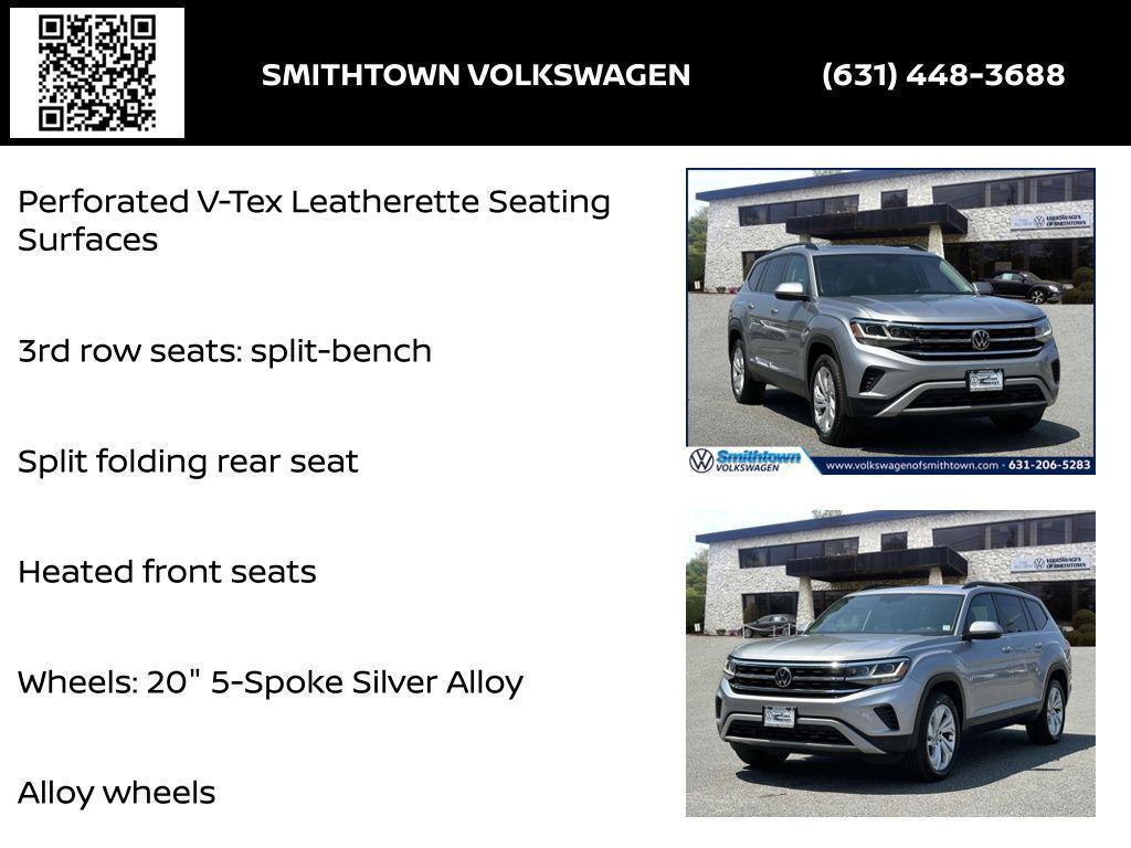 used 2021 Volkswagen Atlas car, priced at $19,400
