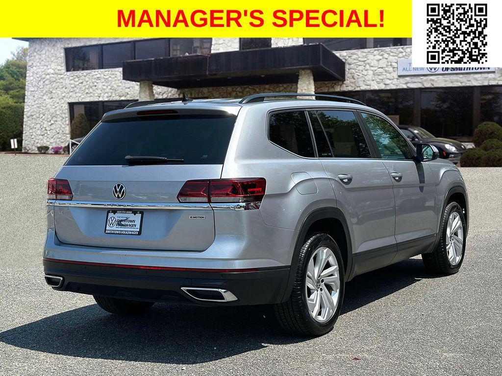 used 2021 Volkswagen Atlas car, priced at $17,000