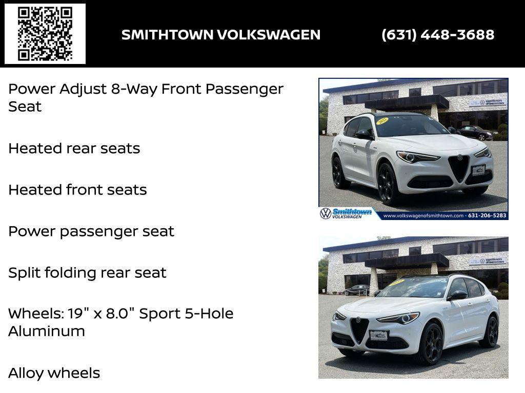 used 2022 Alfa Romeo Stelvio car, priced at $21,852