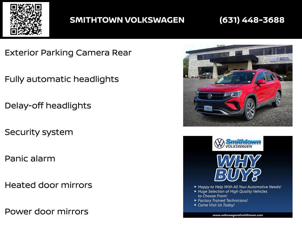 used 2022 Volkswagen Taos car, priced at $18,000