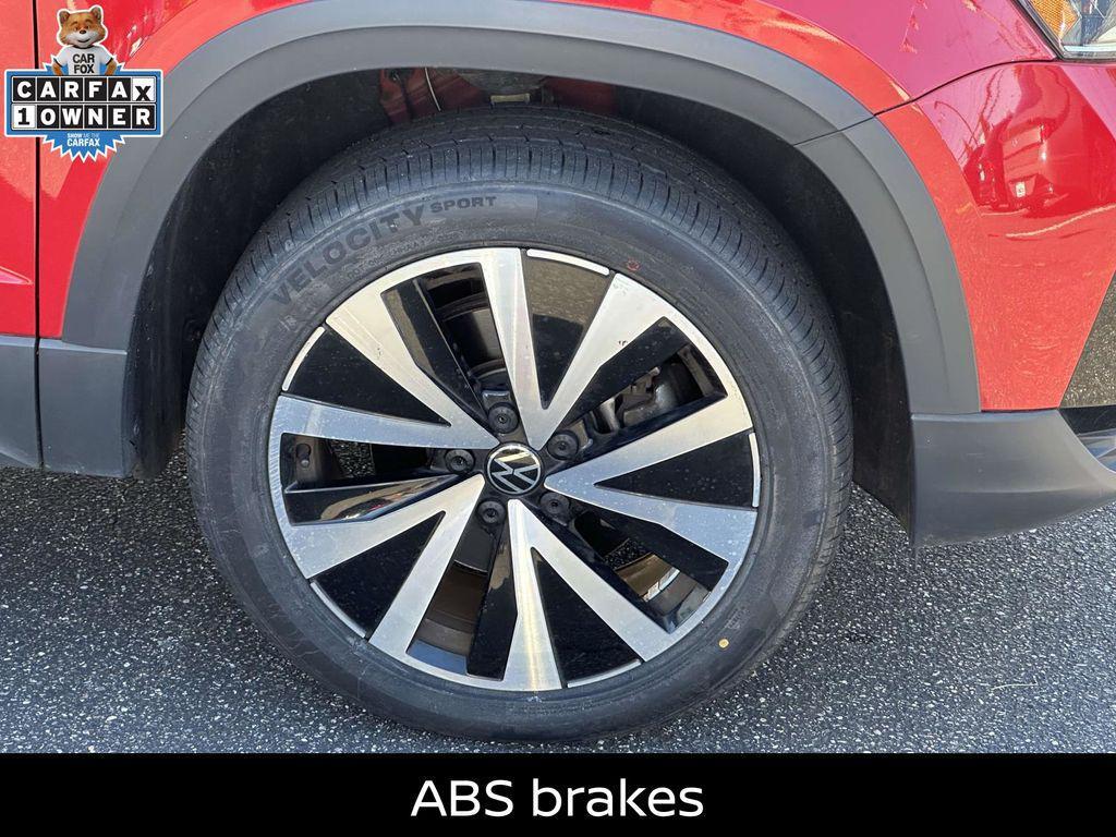 used 2022 Volkswagen Taos car, priced at $18,000