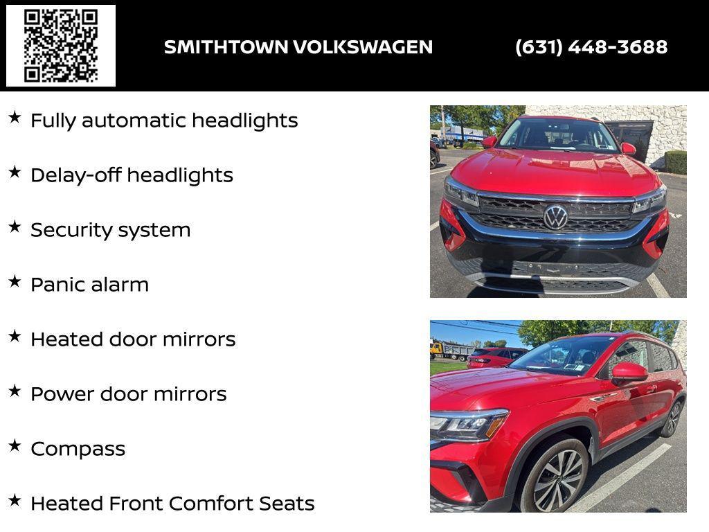 used 2022 Volkswagen Taos car, priced at $19,000