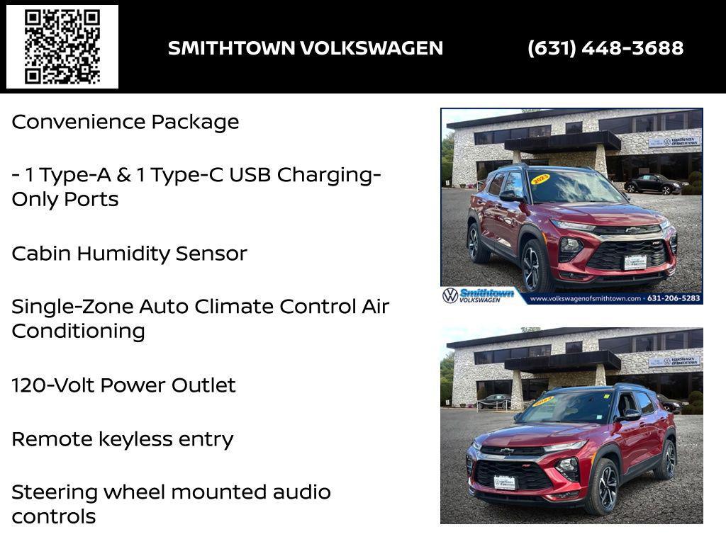 used 2023 Chevrolet TrailBlazer car, priced at $18,598