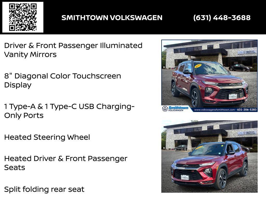 used 2023 Chevrolet TrailBlazer car, priced at $18,598