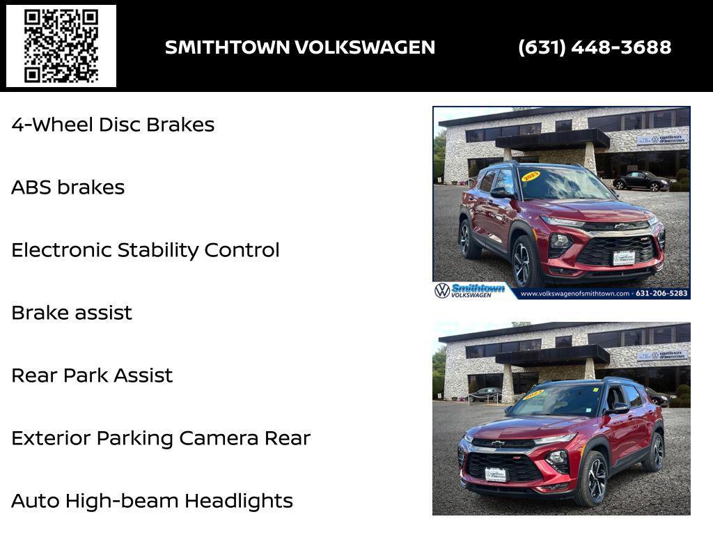 used 2023 Chevrolet TrailBlazer car, priced at $18,598