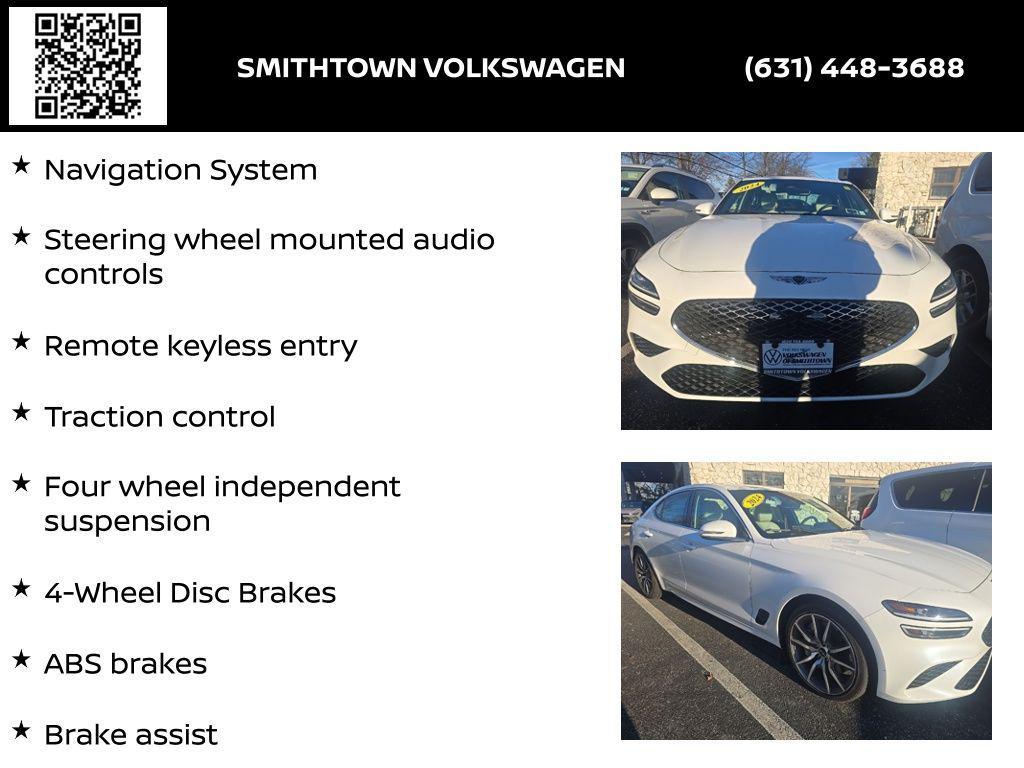 used 2024 Genesis G70 car, priced at $25,900