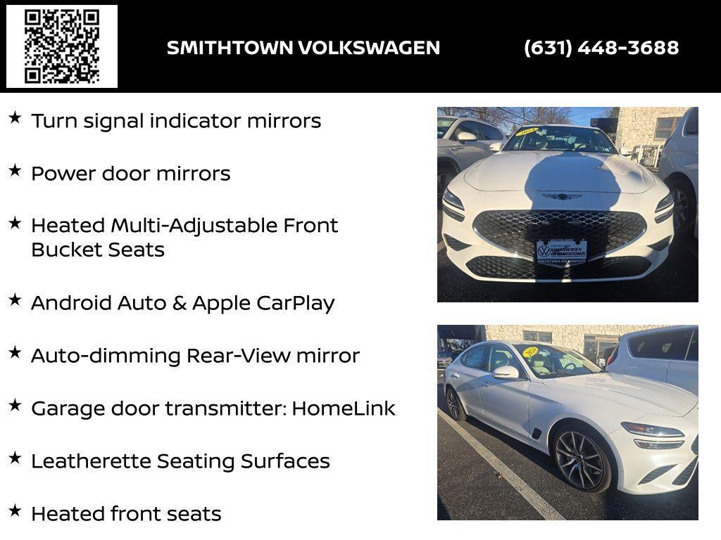 used 2024 Genesis G70 car, priced at $25,900