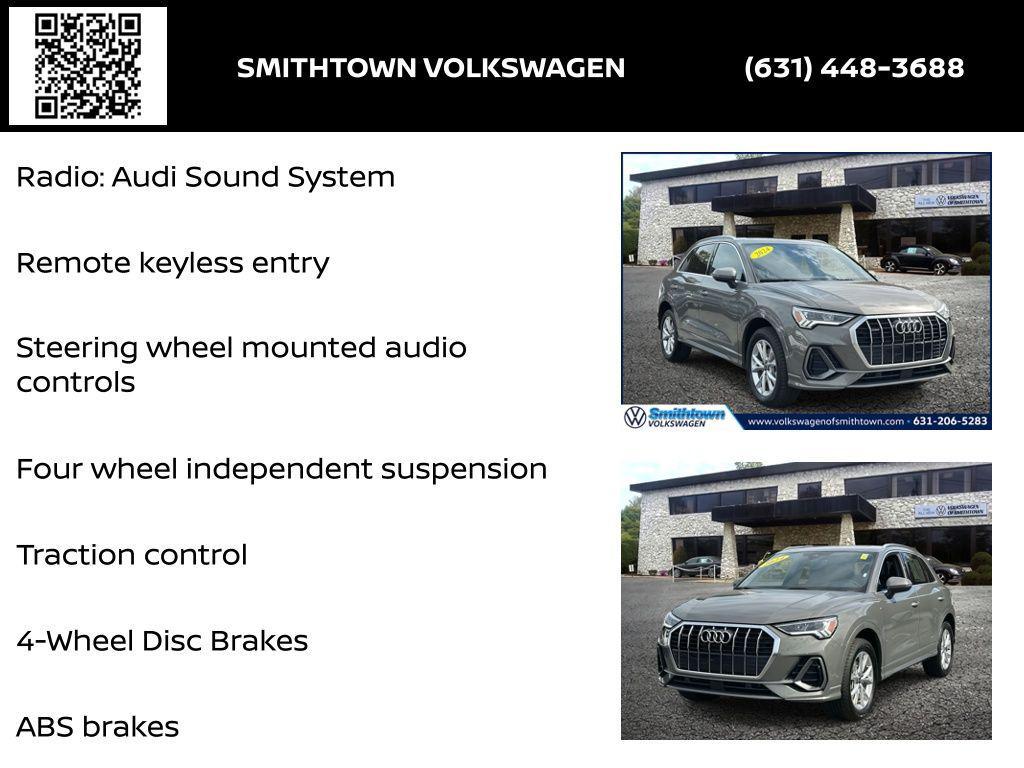 used 2024 Audi Q3 car, priced at $23,850