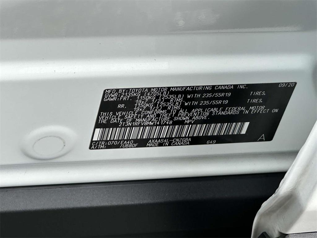 used 2021 Toyota RAV4 car, priced at $26,995