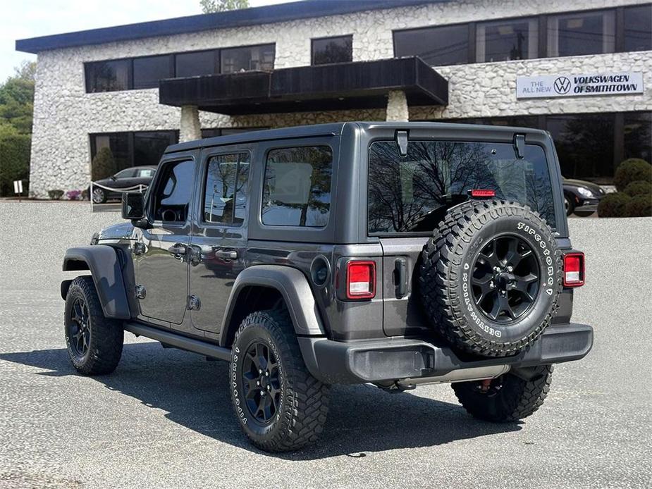 used 2021 Jeep Wrangler Unlimited car, priced at $29,395