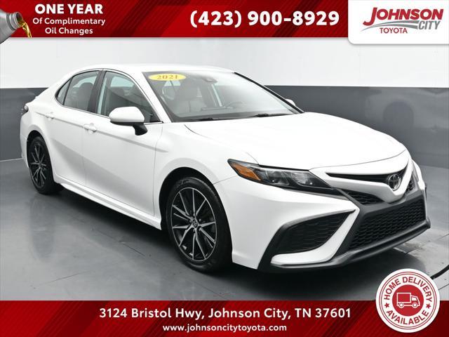 used 2021 Toyota Camry car, priced at $21,250