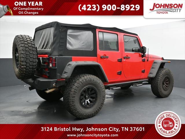 used 2017 Jeep Wrangler Unlimited car, priced at $23,124