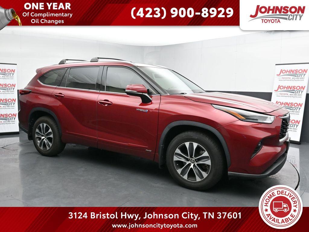 used 2021 Toyota Highlander Hybrid car, priced at $36,116